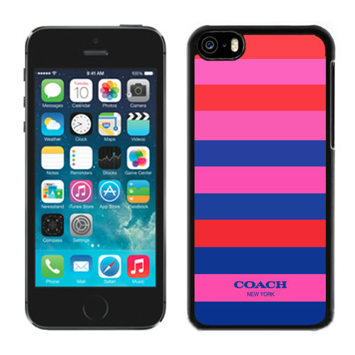 Coach Stripe Multicolor iPhone 5C Cases DRC - Click Image to Close